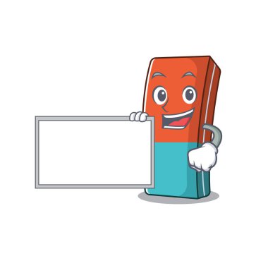 Tahta ile komik silgi karakter tasarım biçimi