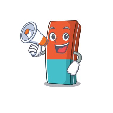 Bir silginin megafonu olan bir simge