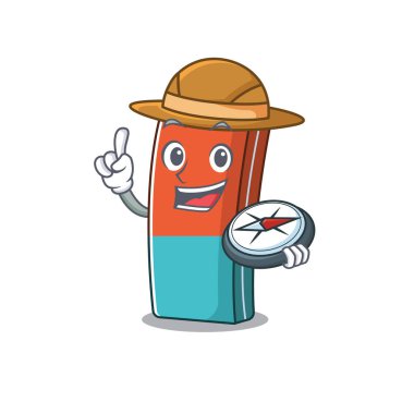 Silgi biçimlendirilmiş Explorer 'da pusula var