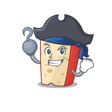 Havalı ve komik Hollanda peyniri tarzı şapka takıyor.