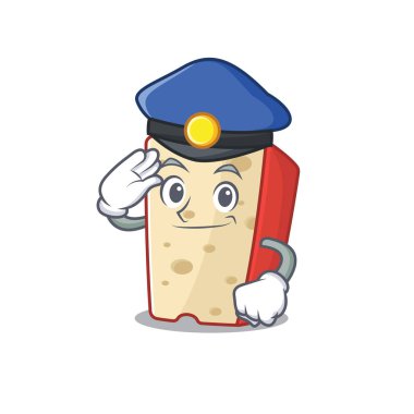 Hollanda peynirli çizgi film maskotu polis memuru rolünde