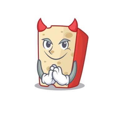 Şeytan Hollanda peyniri karakter tasarımında çizgi film