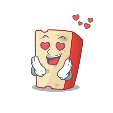 Sevimli Hollanda peyniri çizgi film karakteri tasarımına aşık oluyorum.