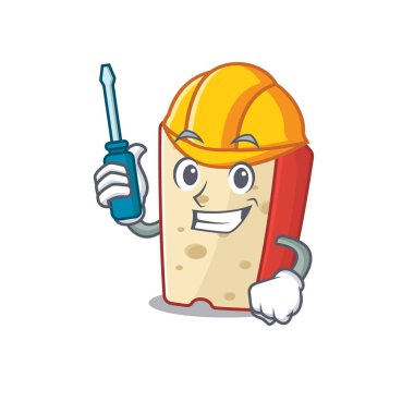 Çizgi film karakteri tarzında havalı bir Hollanda peyniri.