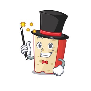 Bir sihirbaz olarak Hollanda peynirinin bir resmi