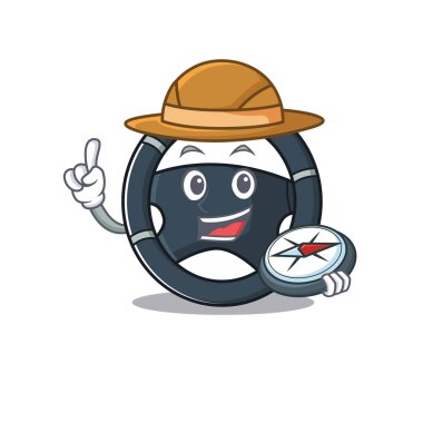 Direksiyon stili Explorer 'ın pusulası var.