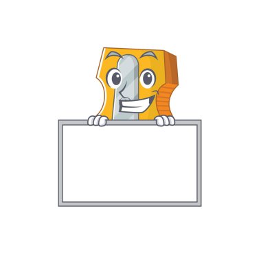 Kalem açacağının tahtayla sırıttığı sevimli bir resim.