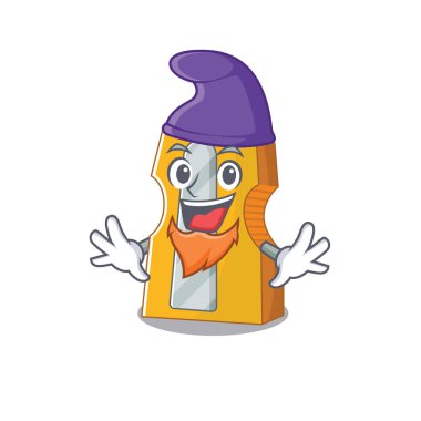 Komik kalemtıraş çizgi film maskotu Elf rolünde