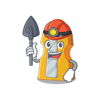 Akıllı Miner kalem açacağı çizgi film karakteri tasarımı