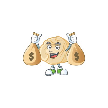 İki para çantalı zengin köfte çizgi film karakteri.