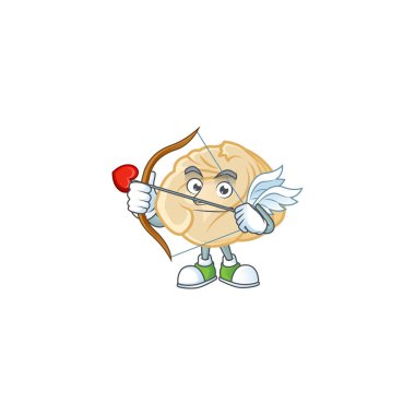 Romantik, tatlı, ok ve kanatlı bir aşk tanrısı