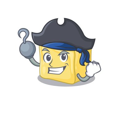 Serin ve komik kremalı çizgi film tarzı şapka