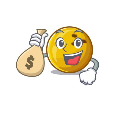 Zengin, zengin, para çantalı çizgi film karakteri.