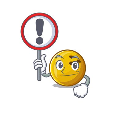 Havalı ve komik bowling topu bir işaret kaldırdı.