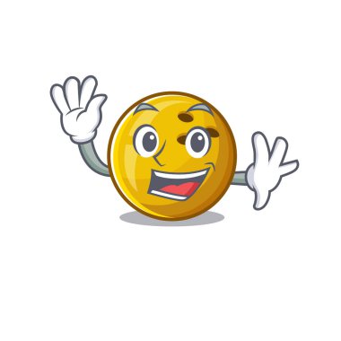 Arkadaş canlısı bowling topu çizgi film karakteri tasarımı