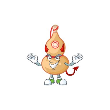 Şeytan Çin şarabı şişesi Çizgi film karakteri tasarımı