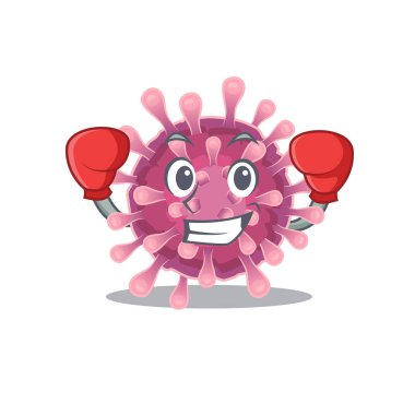 Spor Boks Corona Virüs Maskotu Karakteri
