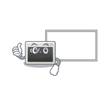 Pano ile komut penceresi çizgi film tasarımını parmakla