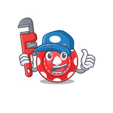 Maskot resminde havalı Plumber kumar fişleri