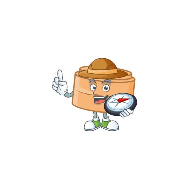 Dimsum sepeti biçimlendirilmiş Explorer 'da pusula var