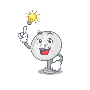 Uydu anten çizgi film karakteri tasarımı hakkında bir fikrim var.