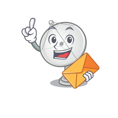 Zarflı neşeli uydu çanak anten tasarımı