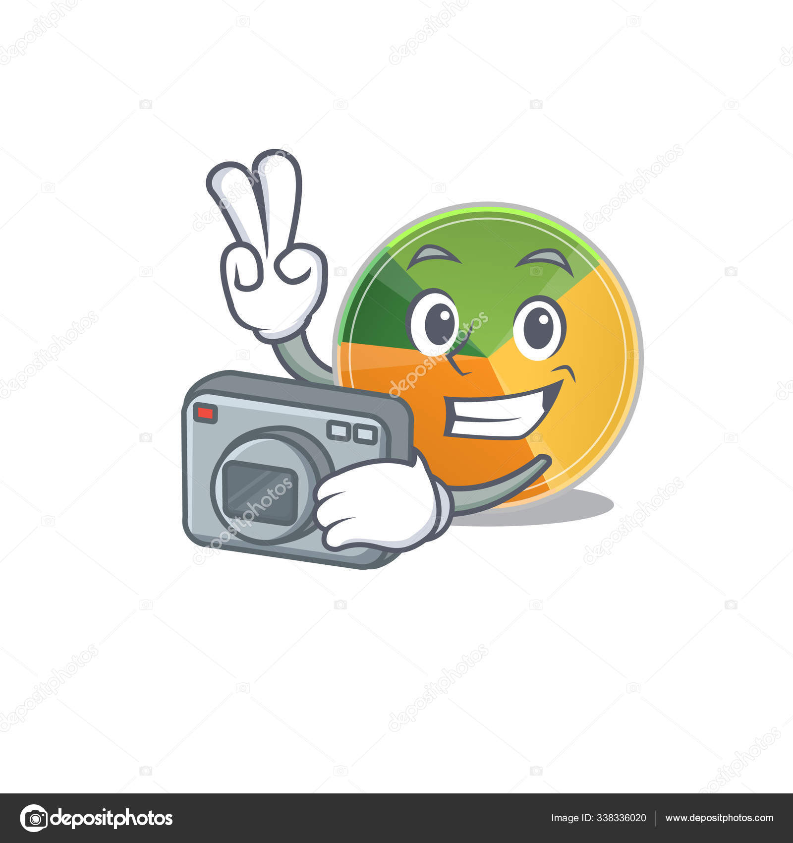 Con ilustración vectorial estilo dibujos animados de cámara - Vector de ...