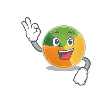 Bir pasta grafiği güzel bir jest yapıyor