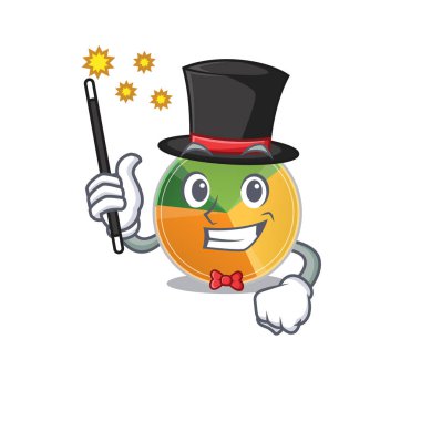 Bir sihirbaz olarak pasta grafiğinin bir resmi