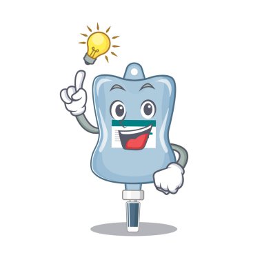 Saline bag çizgi film karakteri tasarımı hakkında bir fikrim var.