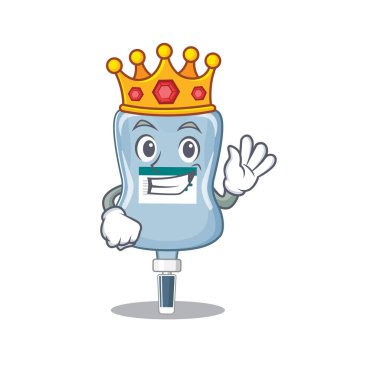 King 'in maskotluk tarzında sersemletici bir salin torbası.