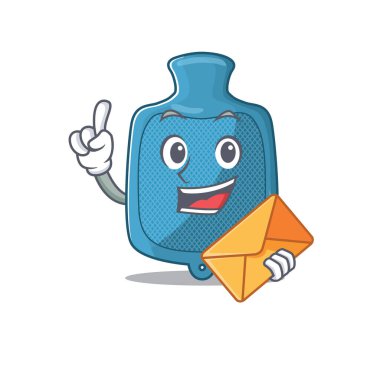 Zarflı sıcak su torbası maskotu tasarımı