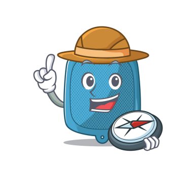 Sıcak su torbası stilize Explorer bir pusula var