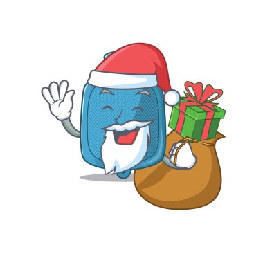 Noel Baba sıcak su torbası Çizgi film karakteri tasarımı hediye kutusuna sahip