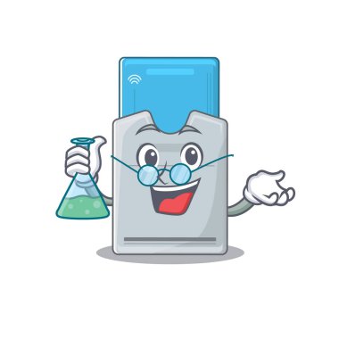 Cam tüplü akıllı Profesör anahtar kart karakteri