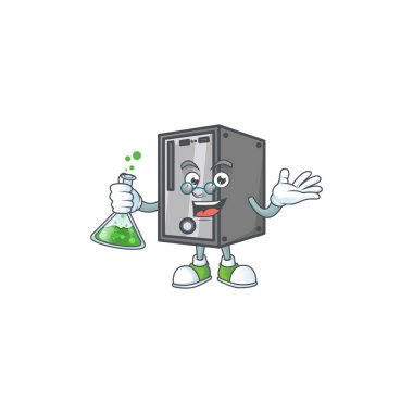 Cam tüplü dahi bir Profesör Cpu çizgi film karakteri.