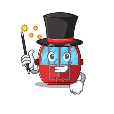 Bir sihirbaz olarak halat performansının resmi.