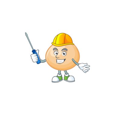 Çizgi film karakteri tarzında havalı kahverengi hoppang.