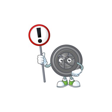 Kamera merceğinin çizgi film karakteri tasarımı