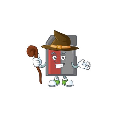 Sahnede cadı rolü yapan sevimli bir hafıza kartı.