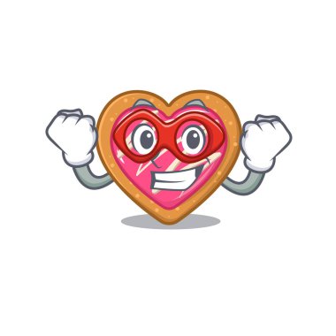 Bir çizgi film karakteri olan Kurabiye Kalbi bir süper kahraman olarak sahnelendi.