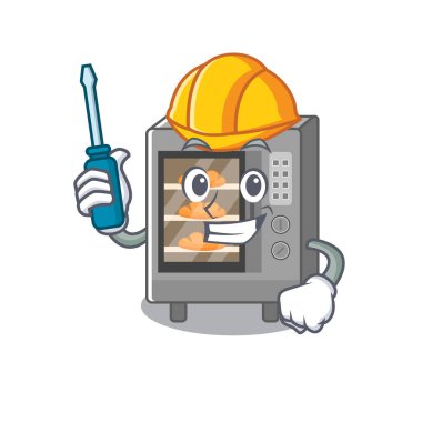 çizgi film karakteri tarzı fırın keki otomotiv olarak çalışıyor.