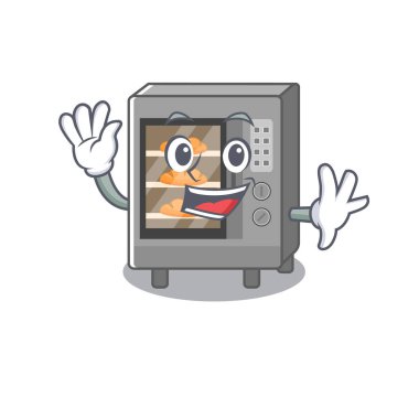 Dost canlısı fırın kek maskotu tasarımı