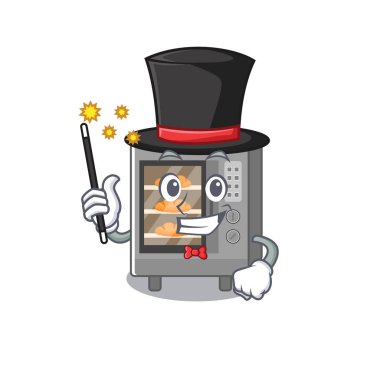 Sihirbaz rolündeki fırın kek performansının resmi.