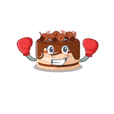 Spor 'un maskotluk stili Çikolatalı Pasta