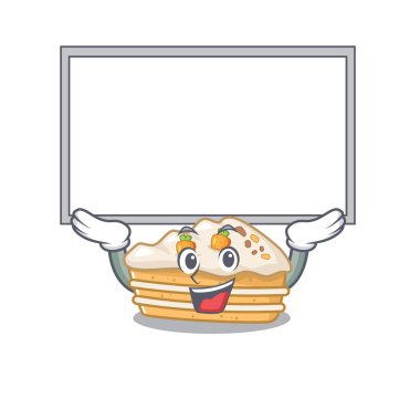 Havuçlu kek maskotu resmi.