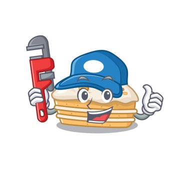 Tesisatçı olarak çalışan havuçlu kekin şirin bir resmi.