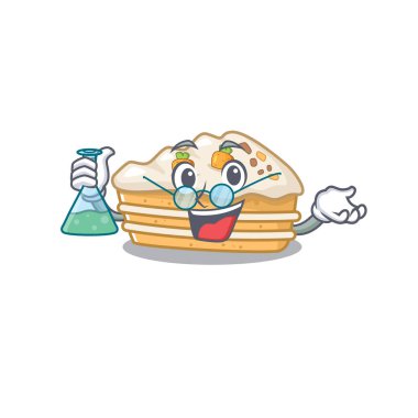 Havuçlu kek Profesör cam tüplü çizgi film karakteri