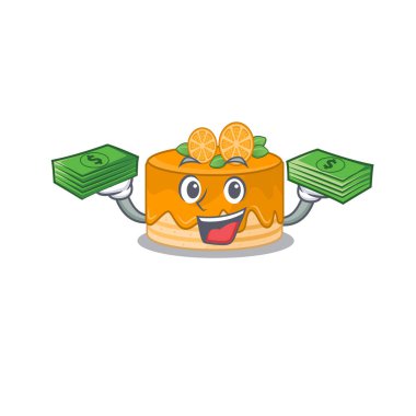 Havalı, zengin, turuncu pasta karakteri.