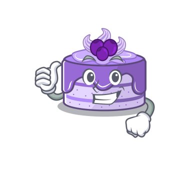 Böğürtlenli pasta, başparmak kaldırma hareketi.